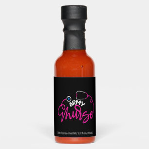 Army Nurse- Funny Nursing quote - hipster nurse gi Hot Sauces