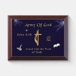 Army of God Award Plaque