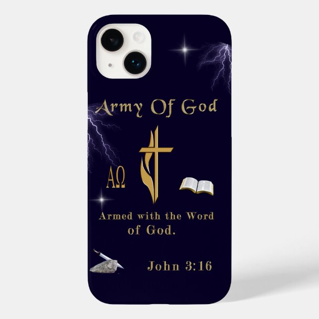 Army Of God Case-Mate iPhone Case (Back)