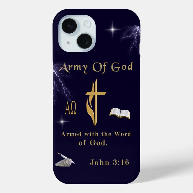 Army Of God Case-Mate iPhone Case (Back)