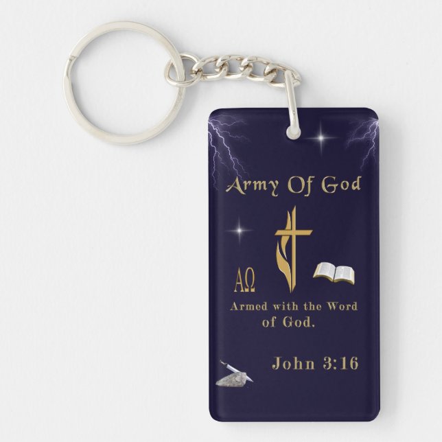Army of God Keychain (Front)