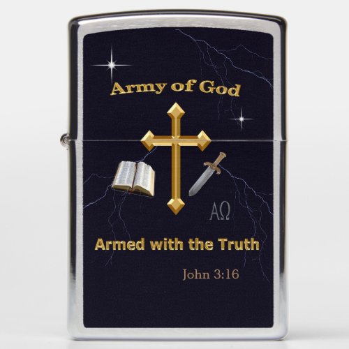 Army Of God Zippo Lighter