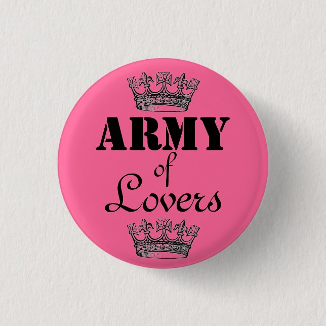 Army of lovers button (Front)