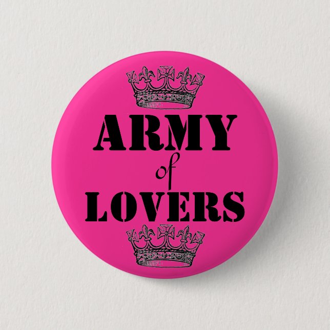 Army of lovers button (Front)