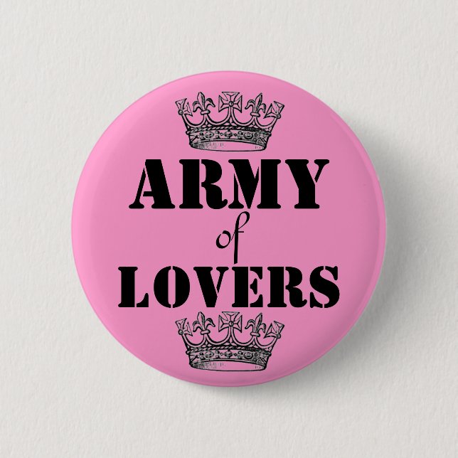 Army of lovers button (Front)
