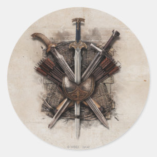 Army Of Men Weaponry Classic Round Sticker