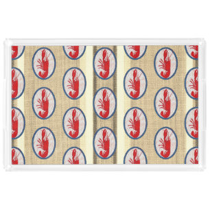 Army of Spiny Rock Lobster Acrylic Tray