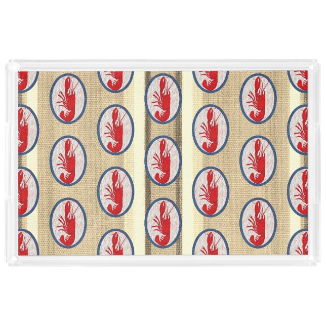 Army of Spiny Rock Lobster Acrylic Tray (Front)