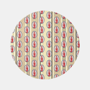 Army of Spiny Rock Lobster Outdoor Rug