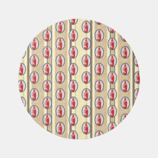 Army of Spiny Rock Lobster Outdoor Rug