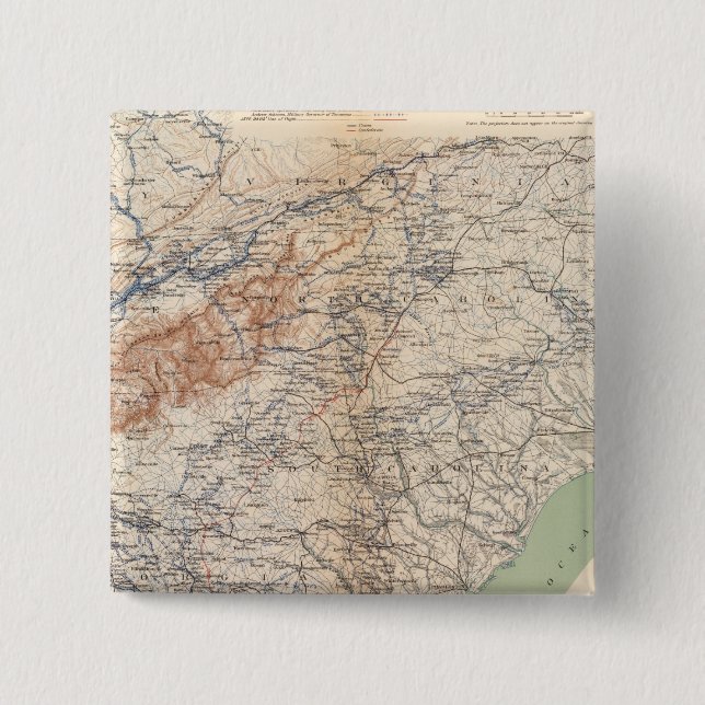 Army of the Cumberland campaigns Button (Front)