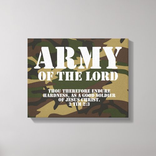 Army of the Lord Canvas Print