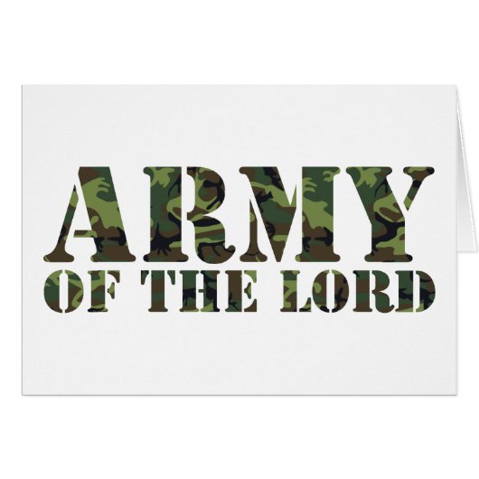 Army Of the Lord Cards (Front Horizontal)