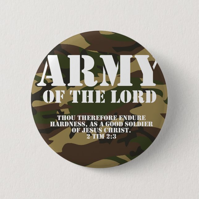 Army of the Lord Pinback Button (Front)