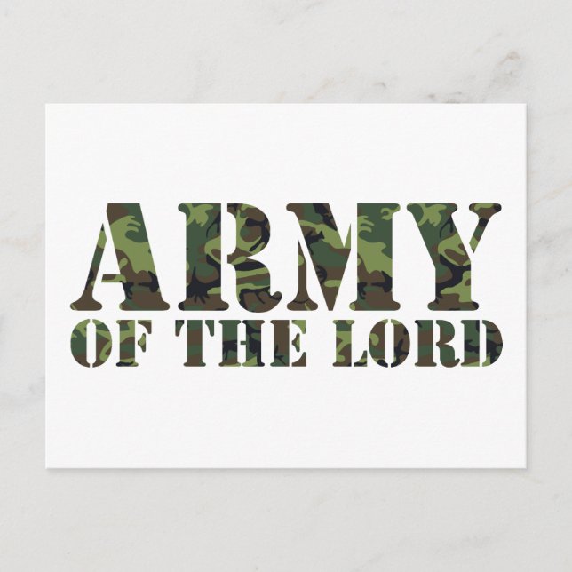 Army Of the Lord Postcard (Front)