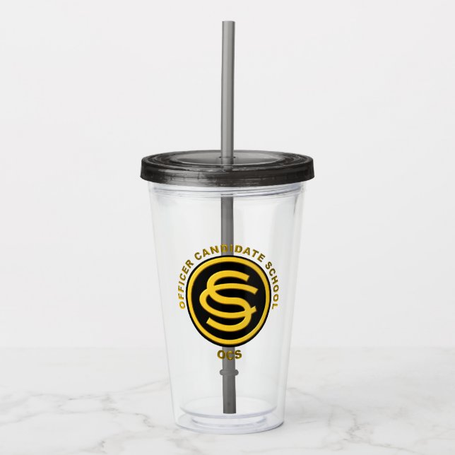 Army Officer Candidate School - OCS Acrylic Tumbler (Front)