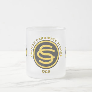 Army Officer Candidate School - OCS Frosted Glass Coffee Mug
