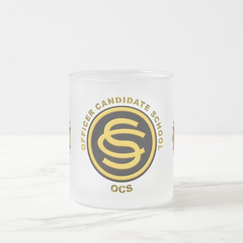 Army Officer Candidate School _ OCS Frosted Glass Coffee Mug