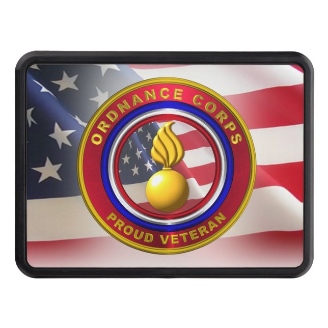 Army Ordnance Corps Hitch Cover (Front)