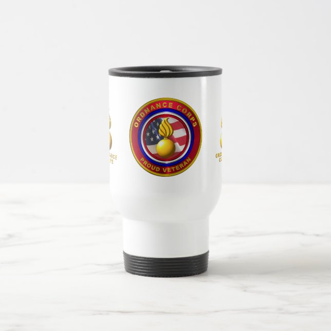Army Ordnance Corps Travel Mug (Center)