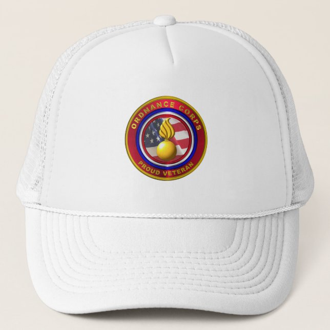 Army Ordnance Corps Trucker Hat (Front)