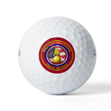 Army Ordnance Corps Veteran Golf Balls Army Ordnance Corps Veteran Golf Balls