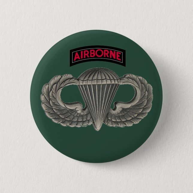 Army Parachutist Button (Front)