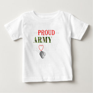 Army Paratrooper Proud Mom Apparel Airborne Dog Ta Baby T-Shirt