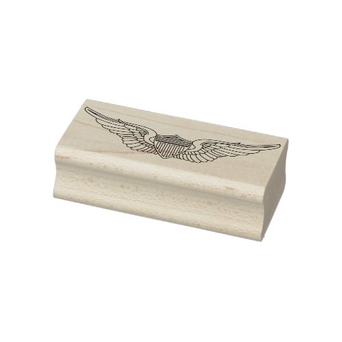 Army Pilot Wings Crafting Rubber Stamp