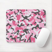 Army Pink Forest Camo | Camo Forest Mousepad (With Mouse)