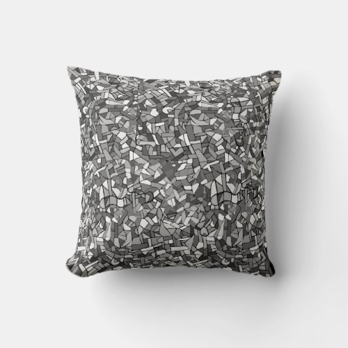 Army print style mosaic effect cushion