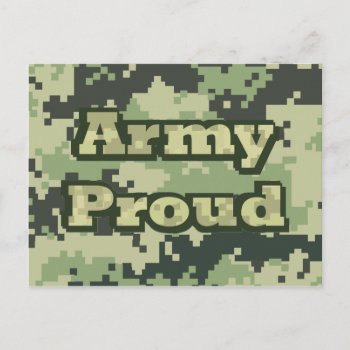 Army Proud Postcard by thedustyphoenix at Zazzle
