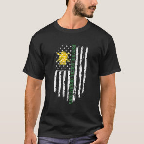 Army Psychological Operations Psyop American Flag T-Shirt