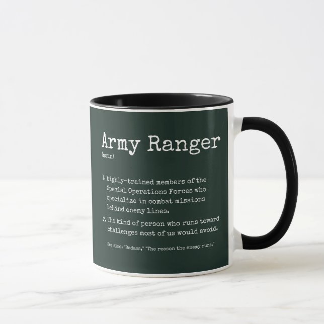 Army Ranger Definition  Mug (Right)