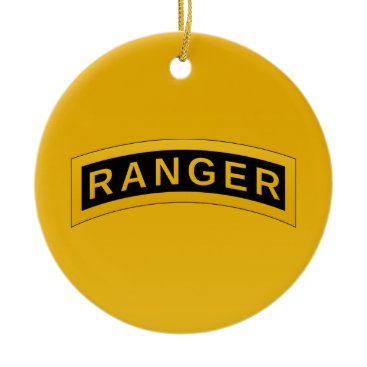 Army RANGER Military Symbol - back PERSONALIZED Ceramic Ornament Army RANGER Military Symbol - back PERSONALIZED Ceramic Ornament