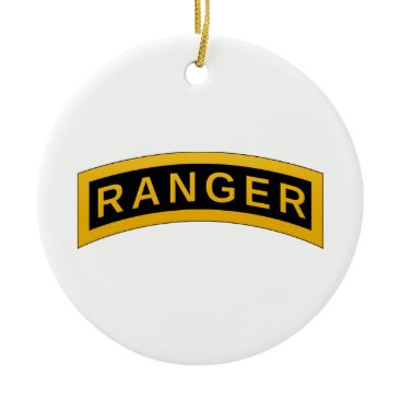 Army RANGER Military Symbol - back PERSONALIZED Ceramic Ornament Army RANGER Military Symbol - back PERSONALIZED Ceramic Ornament