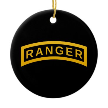 Army RANGER Military Symbol - back PERSONALIZED Ceramic Ornament Army RANGER Military Symbol - back PERSONALIZED Ceramic Ornament