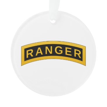 Army RANGER Military Symbol - back PERSONALIZED Ornament Army RANGER Military Symbol - back PERSONALIZED Ornament