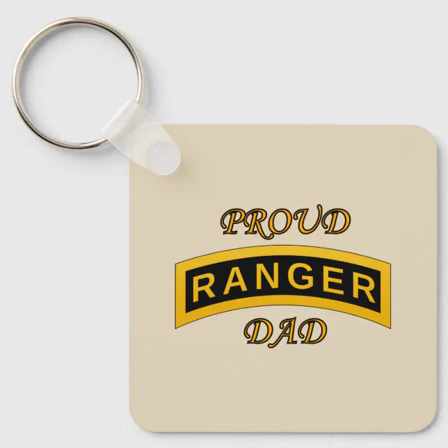 Army Ranger School - Proud Dad - Keychain | Zazzle