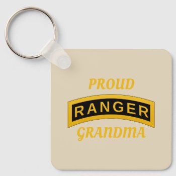 Army Ranger School - Proud Grandma  - Keychain by Your_Treasures at Zazzle