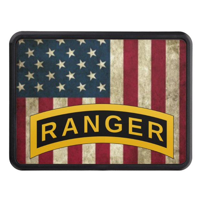 Army Ranger School Tab Hitch Cover (Front)