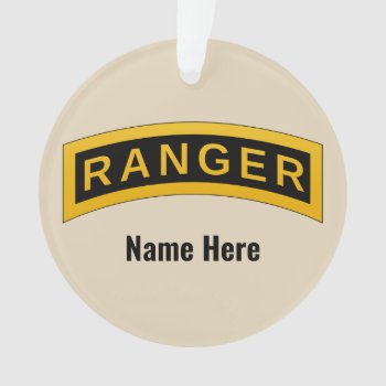Army Ranger School Tab - Ornament by Your_Treasures at Zazzle