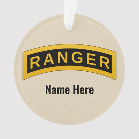 Army Ranger School Tab - Ornament