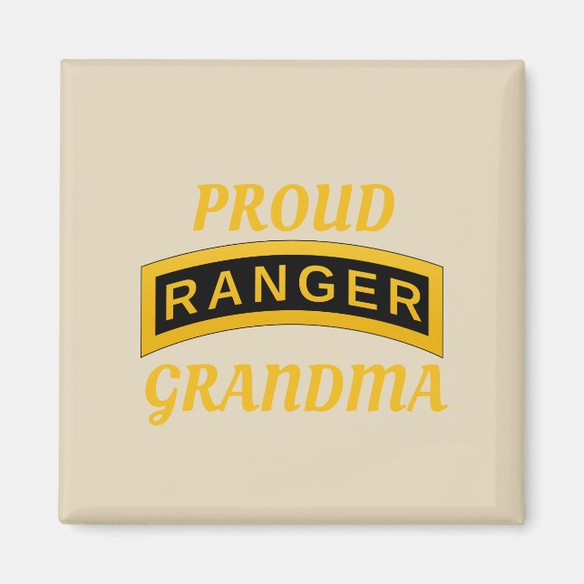 Army Ranger School Tab - Proud Grandma - Magnet (Front)