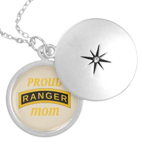 Army Ranger School Tab _ Proud Mom _ Necklace