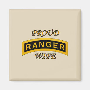 Army Ranger School Tab - Proud Wife - Magnet
