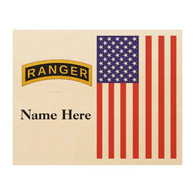 Army Ranger School - Wood Wall Art (Front)
