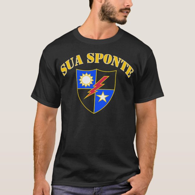 Army Ranger Sua Sponte 75Th Ranger Regiment Large  T-Shirt (Front)