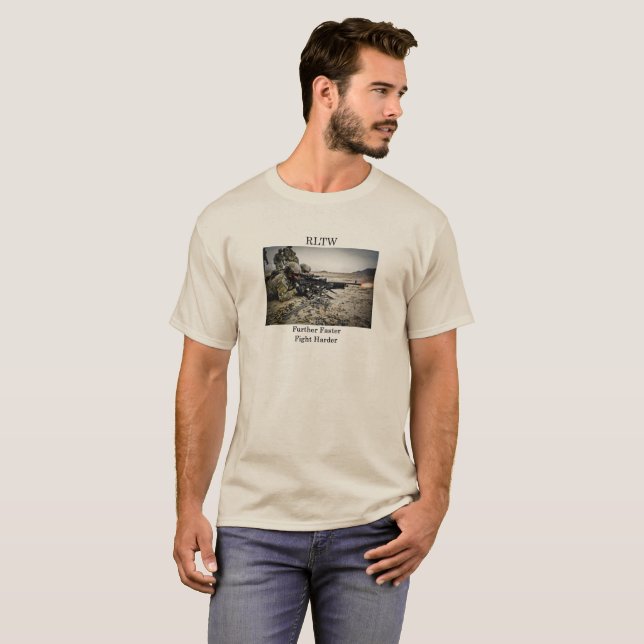 Army Rangers Lead the Way - M240L - T-Shirt (Front Full)