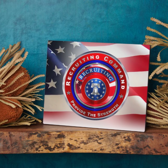 Army Recruiting Command  Plaque (Side)